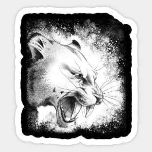 Sabre Kitty Sticker